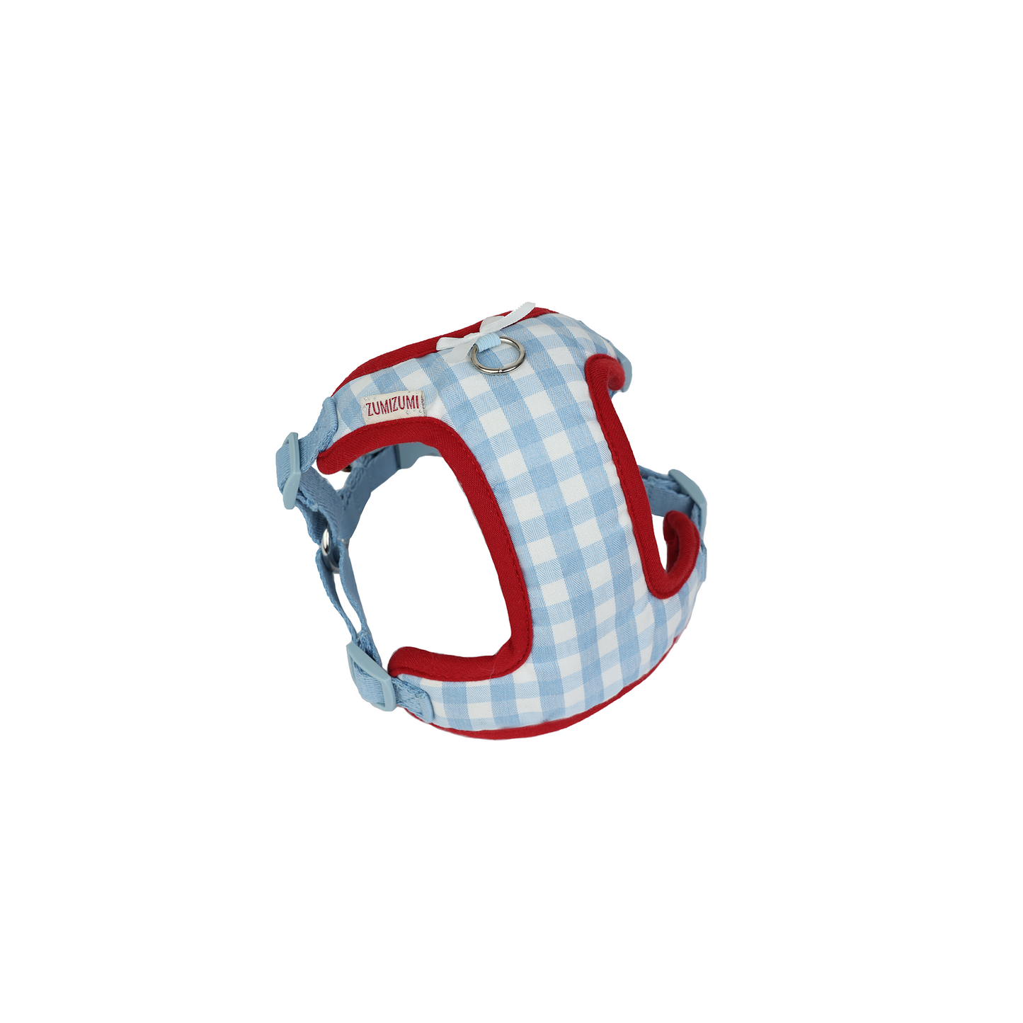 Bliss X-Shape Harness -- Blue Gingham