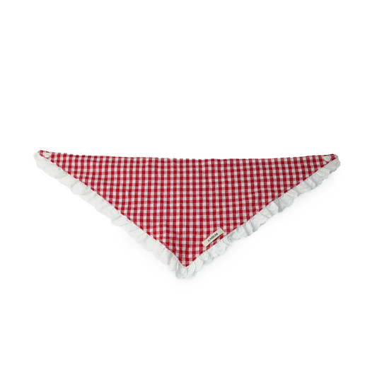 JAM Lace Bandana -- Red Gingham