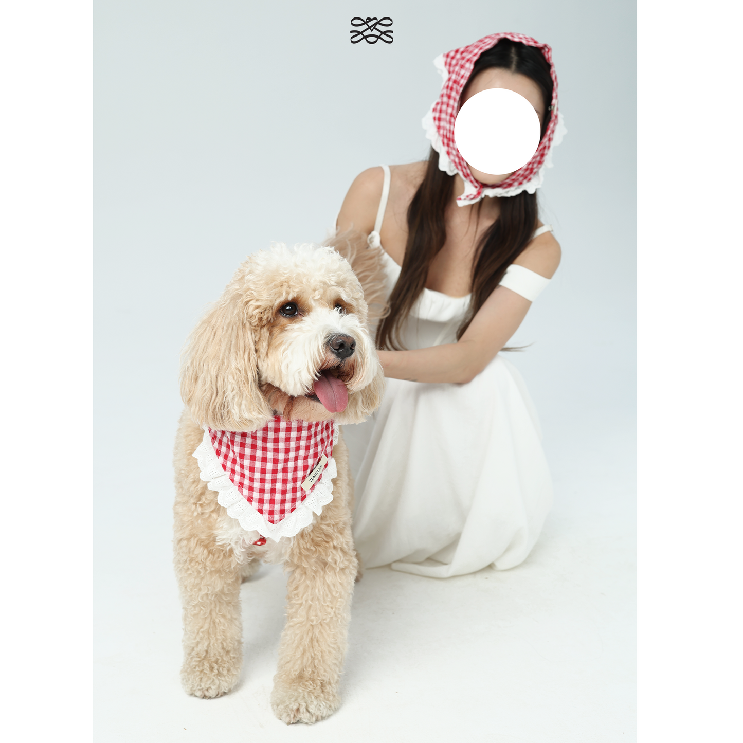 JAM Lace Bandana -- Red Gingham