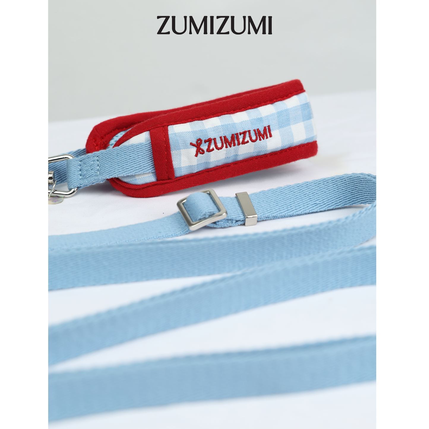 Chelsea Everyday Multi-functional Leash -- Blue Gingham