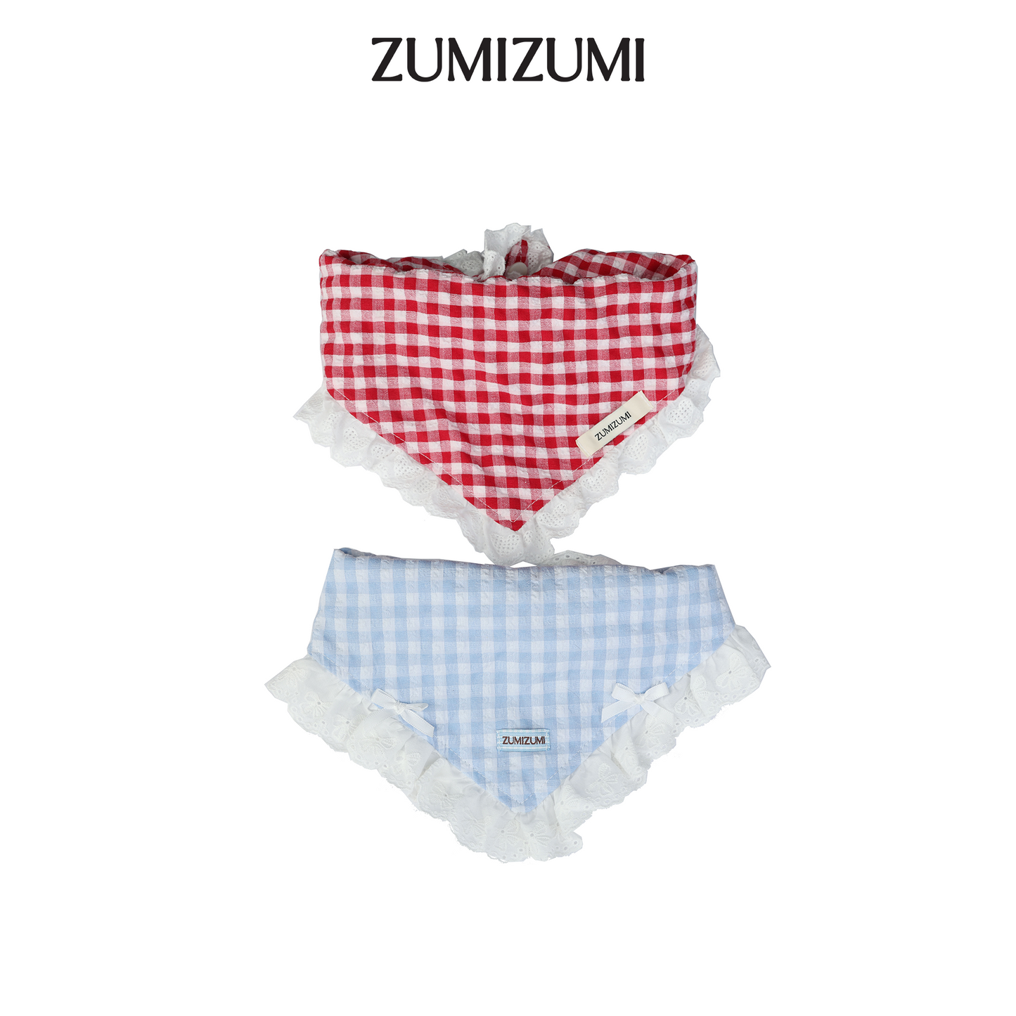 JAM Lace Bandana -- Red Gingham