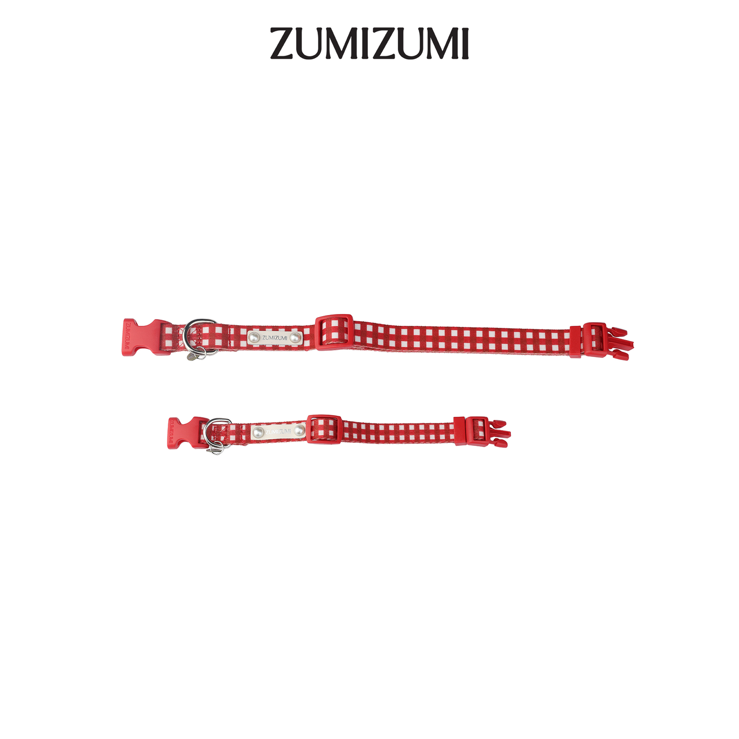 JAM Collar -- Red Gingham