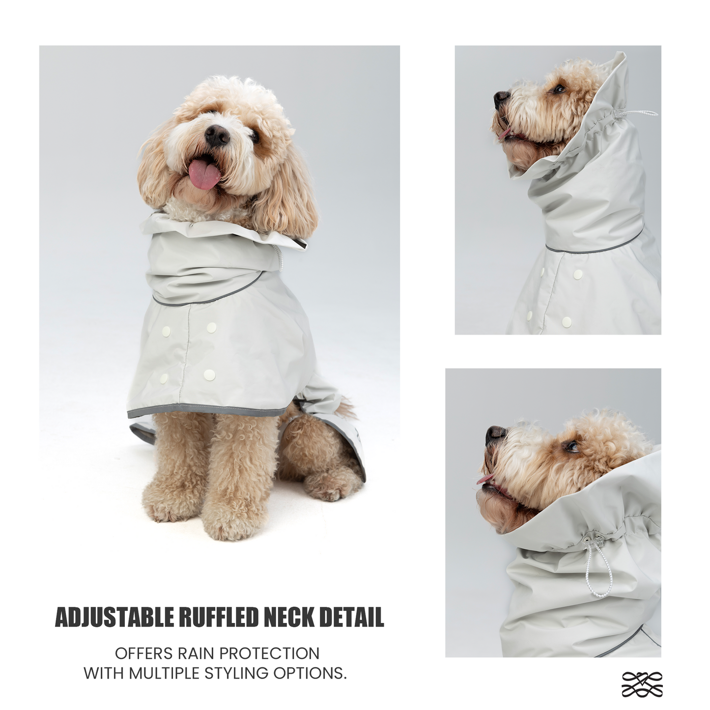 Heath Waterproof Shell Jacket -- Light Grey