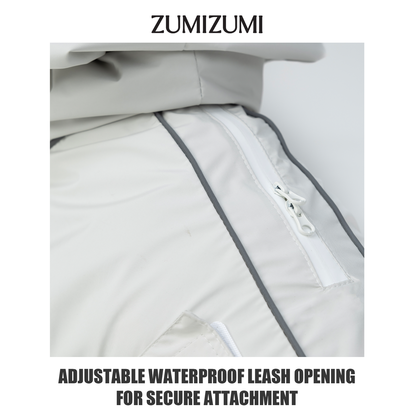 Heath Waterproof Shell Jacket -- Light Grey