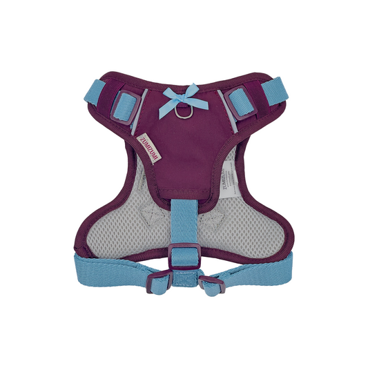 Chelsea Cherry Pie Step in Harness--Burgundy/ Teal