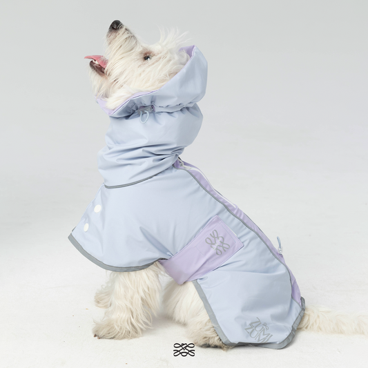 Heath Waterproof Shell Jacket -- Blue & Purple