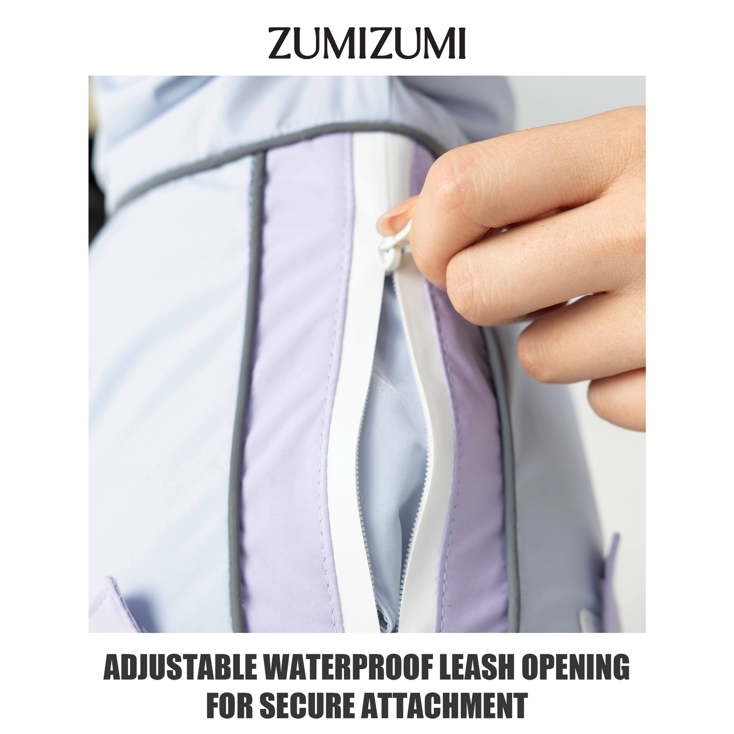 Heath Waterproof Shell Jacket -- Blue & Purple