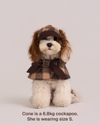 Detective Cape Jacket -- Brown/Beige