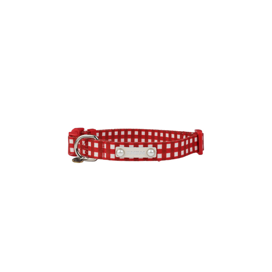 JAM Collar -- Red Gingham