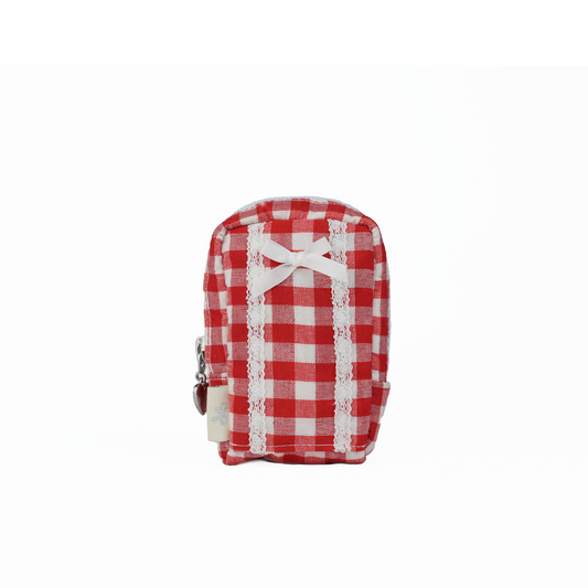 Chelsea Dispensers Walking Pouch -- Red Gingham