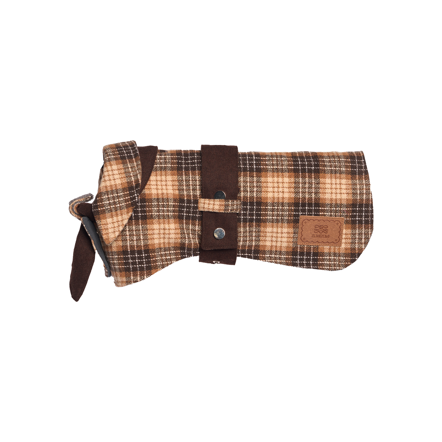 Sherlock Warm Plaid Jacket --Brown/Beige