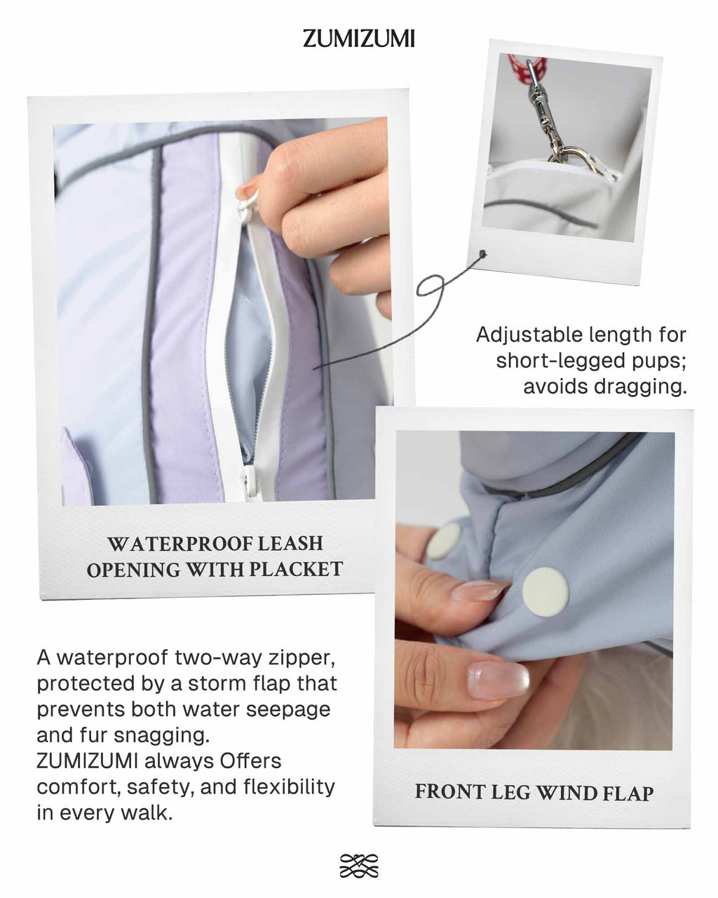 Raincoat -- Light Grey