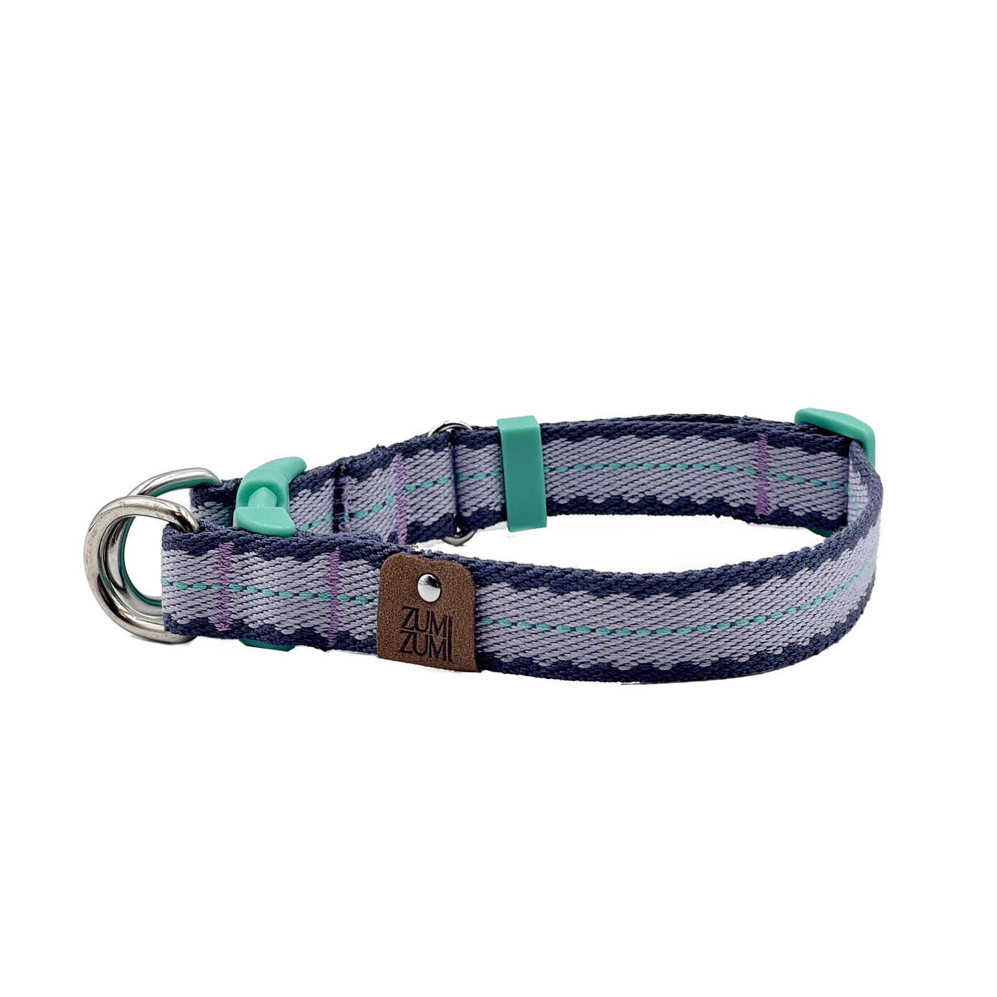 Taro Biscuit Safety Collar -- Lavender / Navy