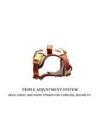 Harness--Beige/Dusty Orange