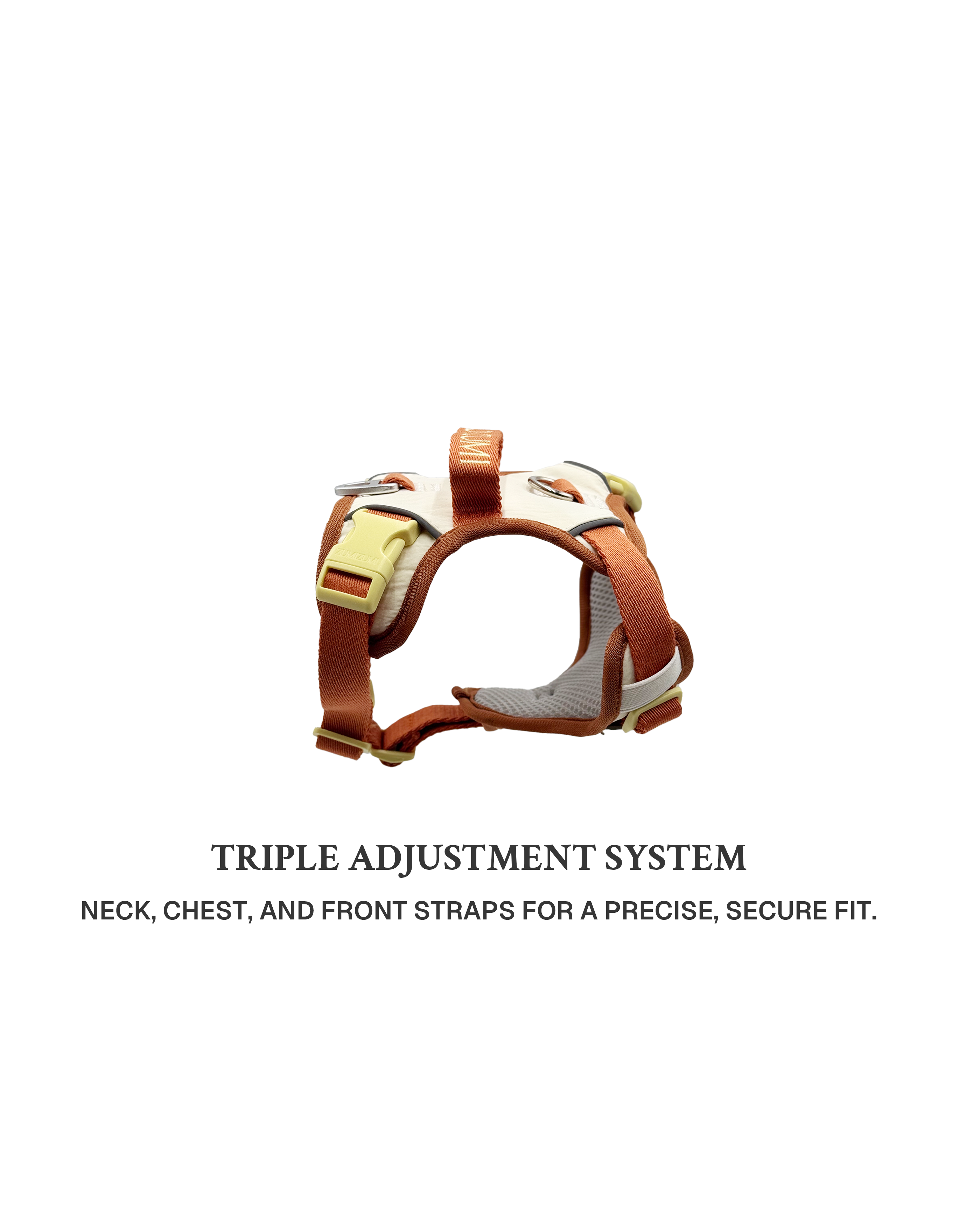 Harness--Beige/Dusty Orange