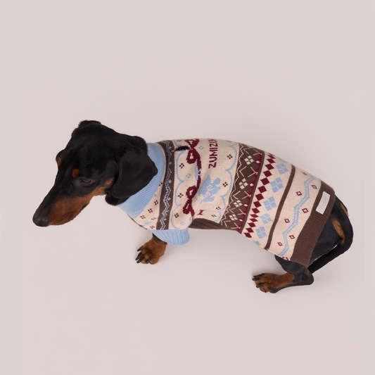 Jingle Fair Isle Knit -- Snowy