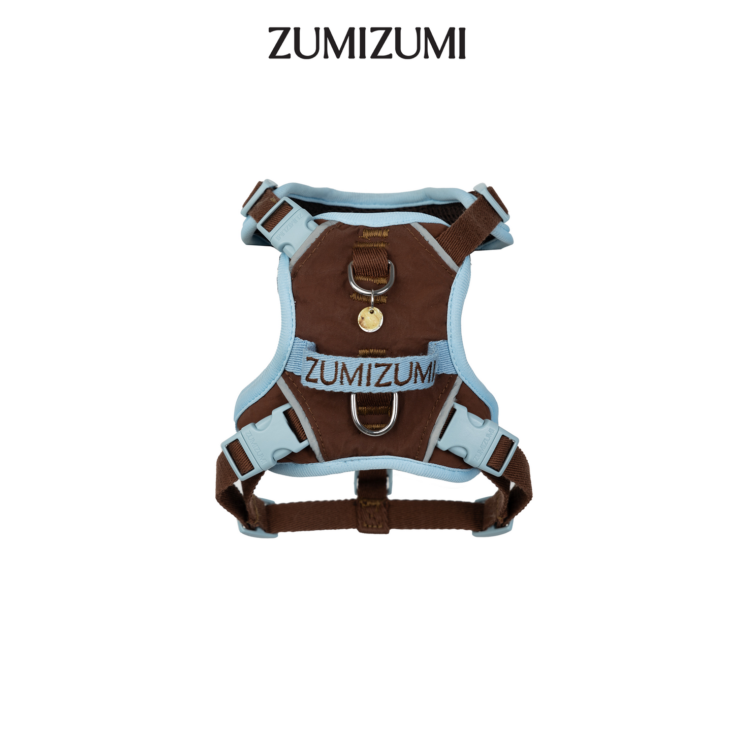 Chelsea Everyday Sporty H-shape Harness--Brown&Blue