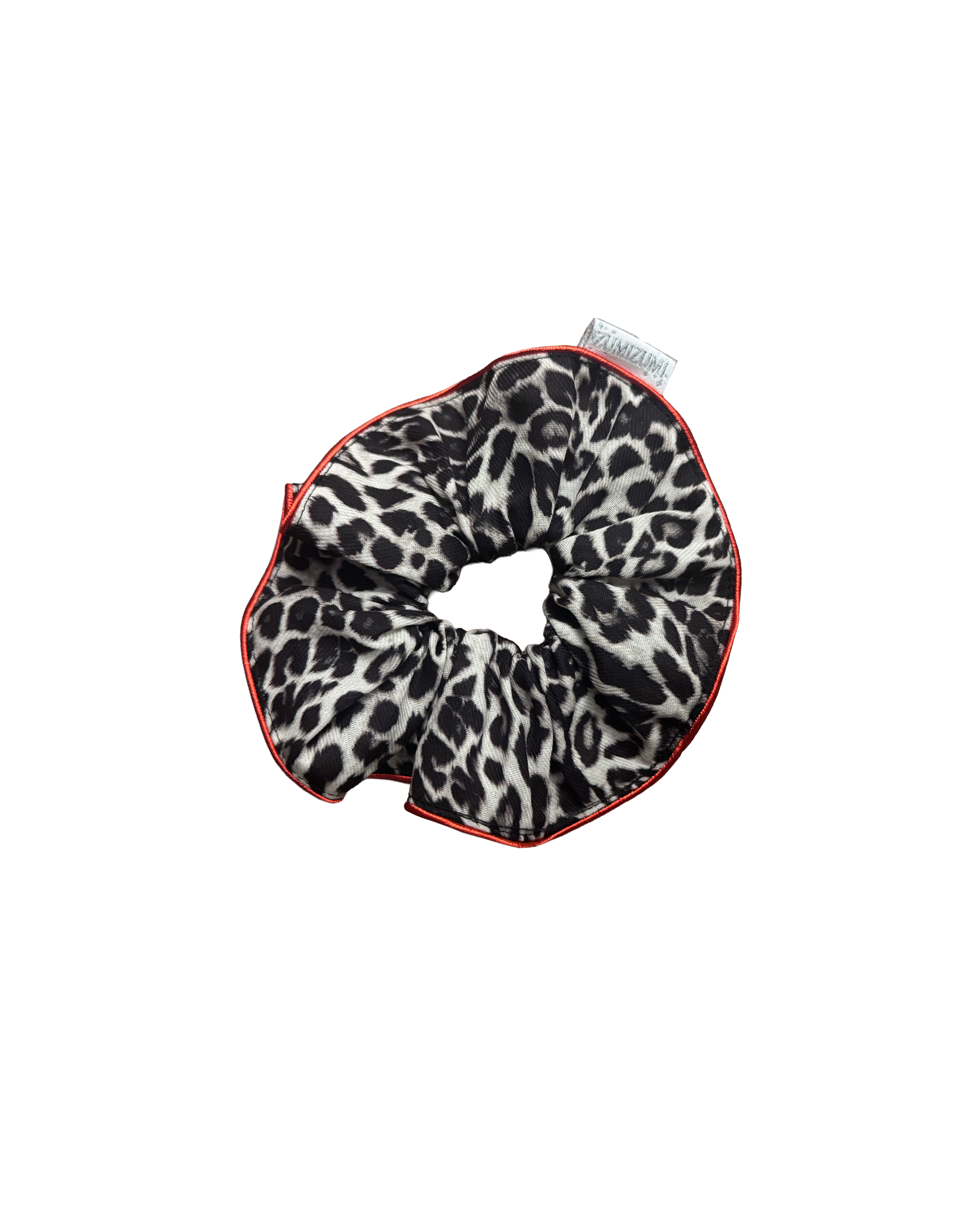 Human Scrunchie -- Leopard/Red