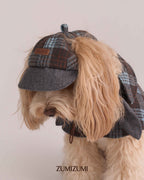 Detective Cap --Blue/Grey
