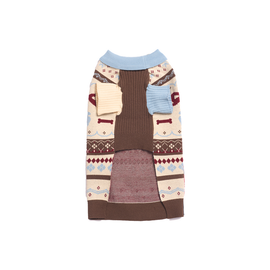 Jingle Fair Isle Knit -- Snowy