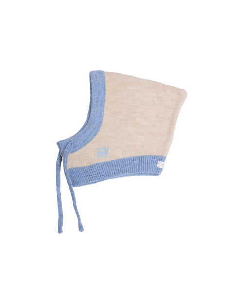 Balaclava -- Oat/Light Blue