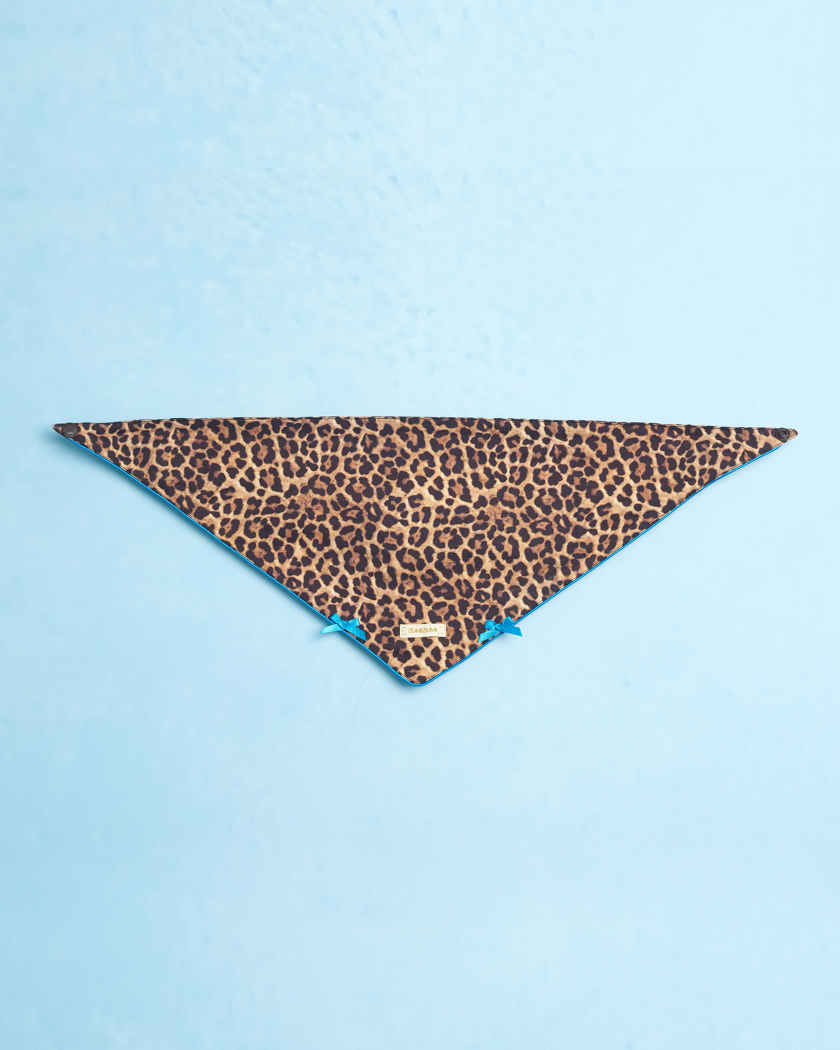 Bandana -- Leopard/Blue