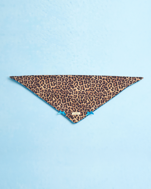 Bandana -- Leopard/Blue