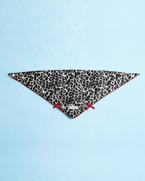 Bandana -- Leopard/Red