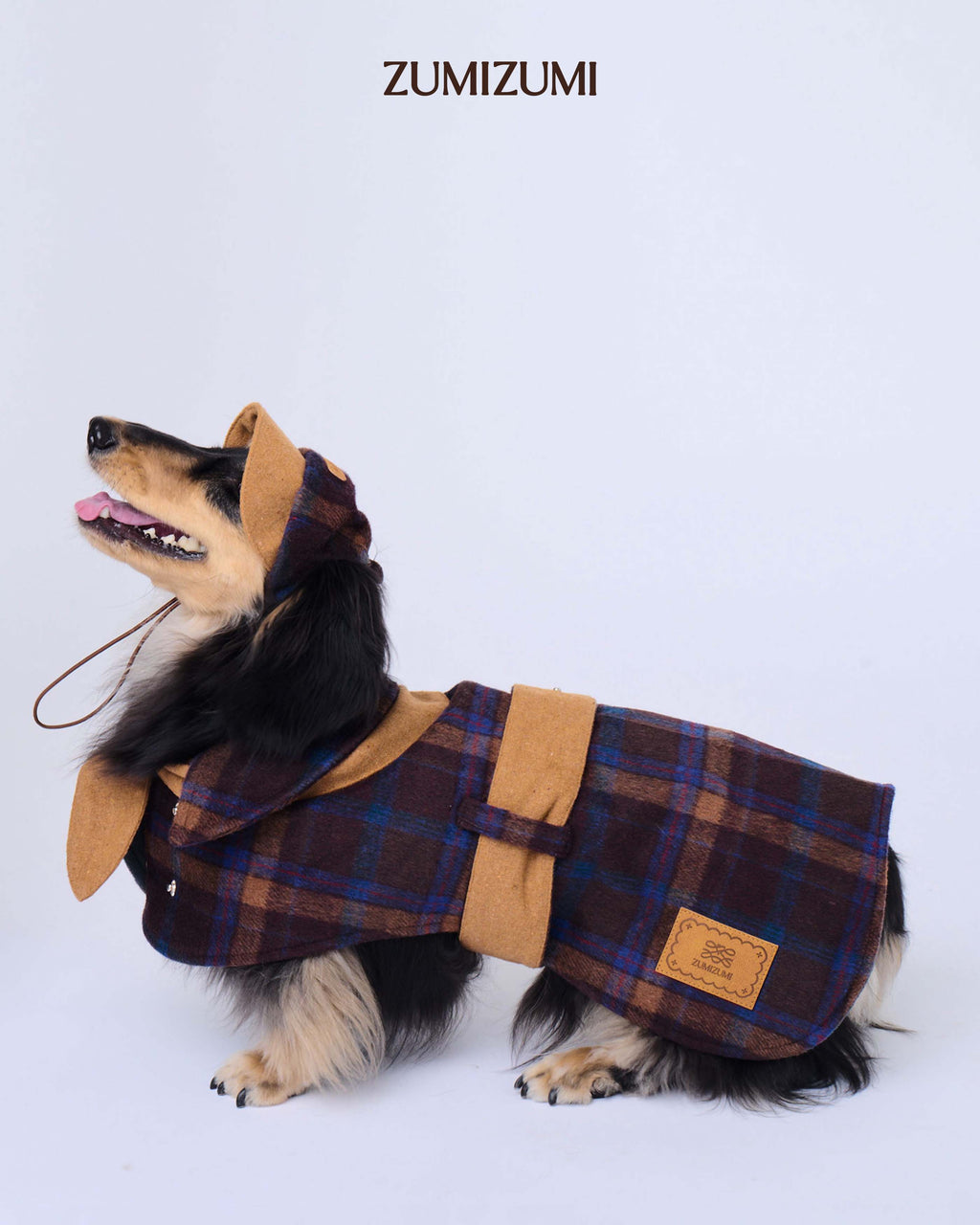Detective Cape Jacket -- Chestnut/Ginger