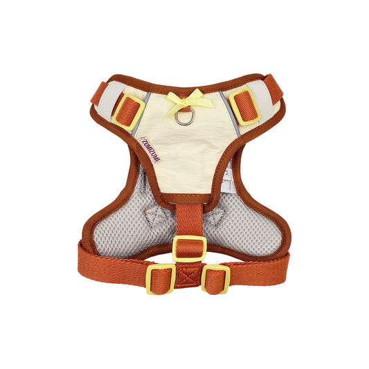 Chelsea Pumpkin Pie Harness--Beige / Dusty Orange