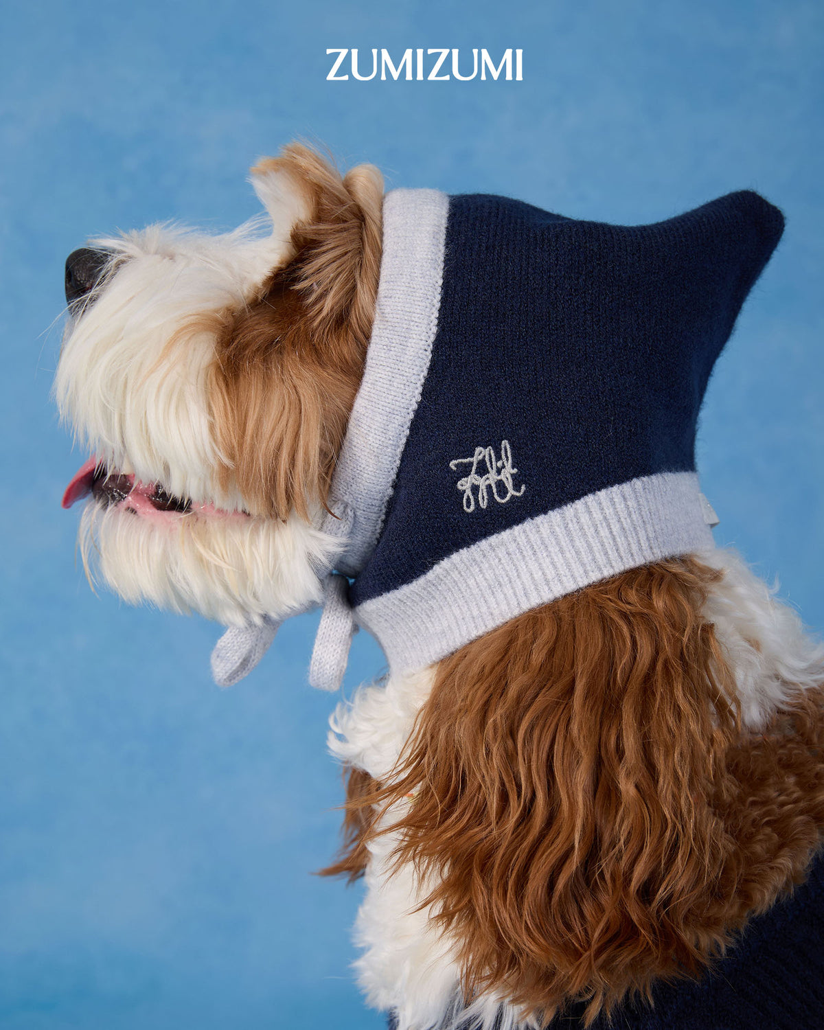 Balaclava -- Navy/Grey
