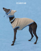 Knit Vest 2.0 -- Oat/Light Blue