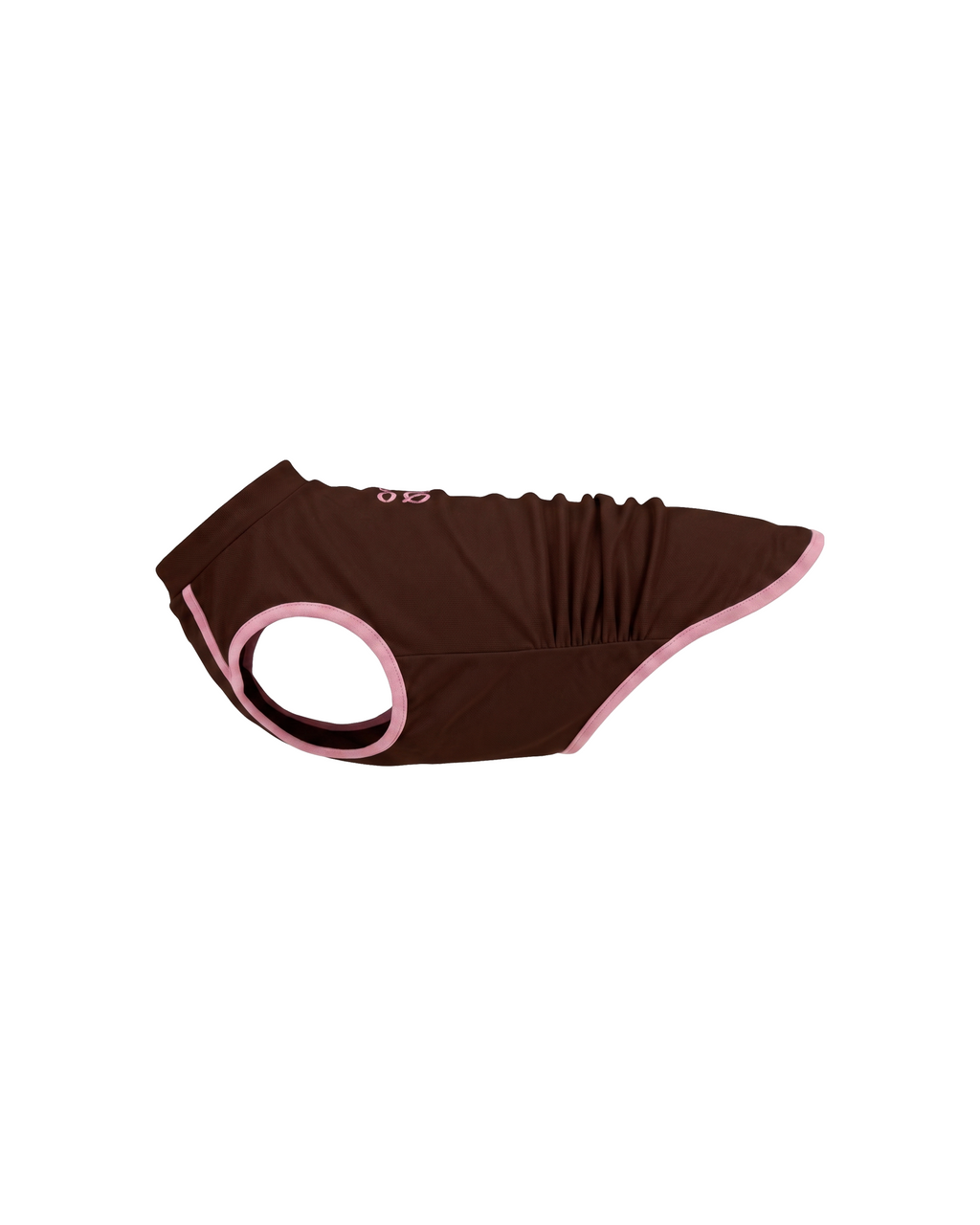 Sunblock Cooling Tee -- Brown/Pink