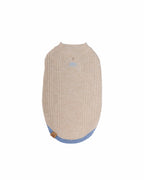 Knit Vest 2.0 -- Oat/Light Blue
