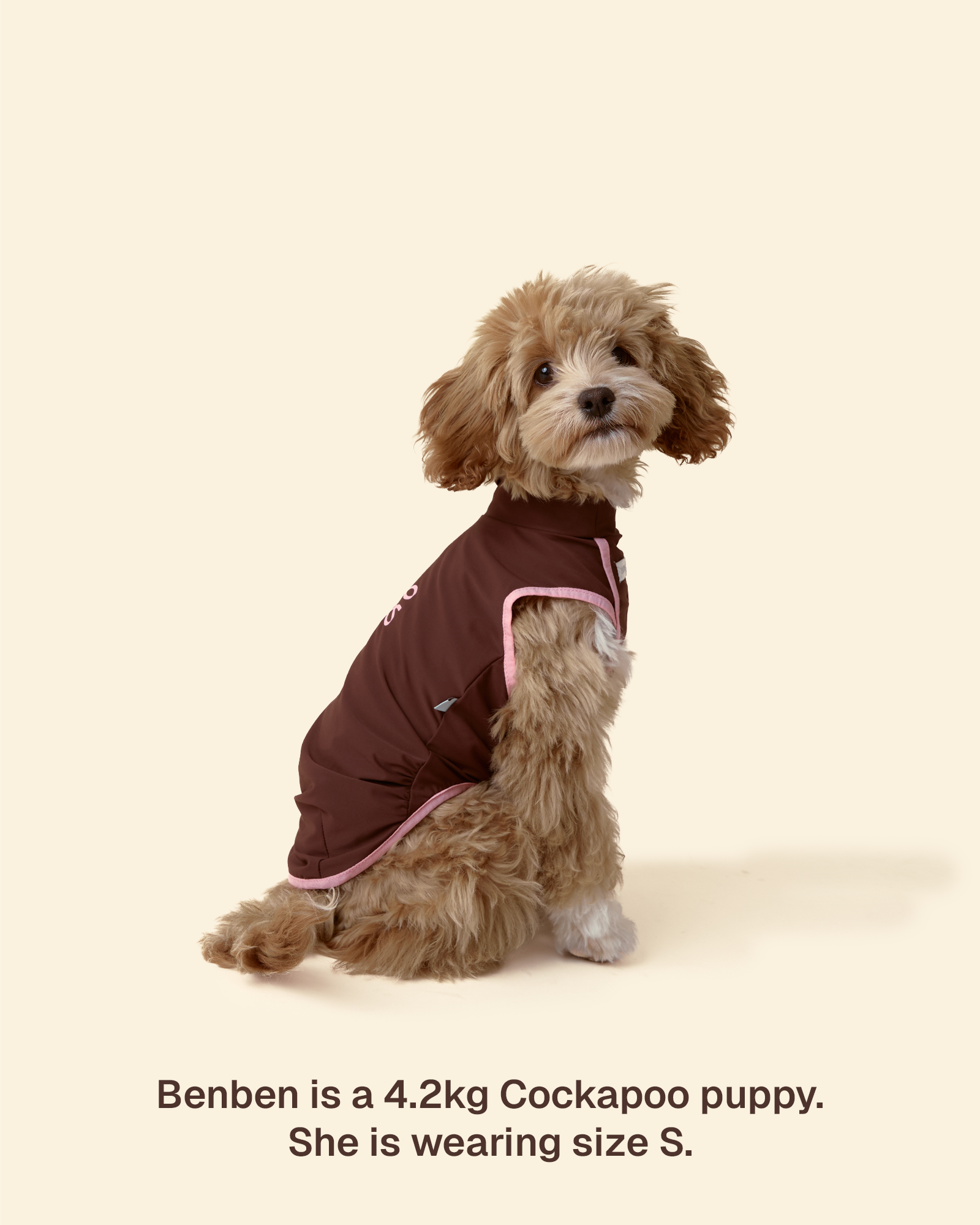 Sunblock Cooling Tee -- Brown/Pink