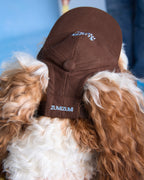 Casquette gavroche à carreaux Sherlock -- Marron/Beige 