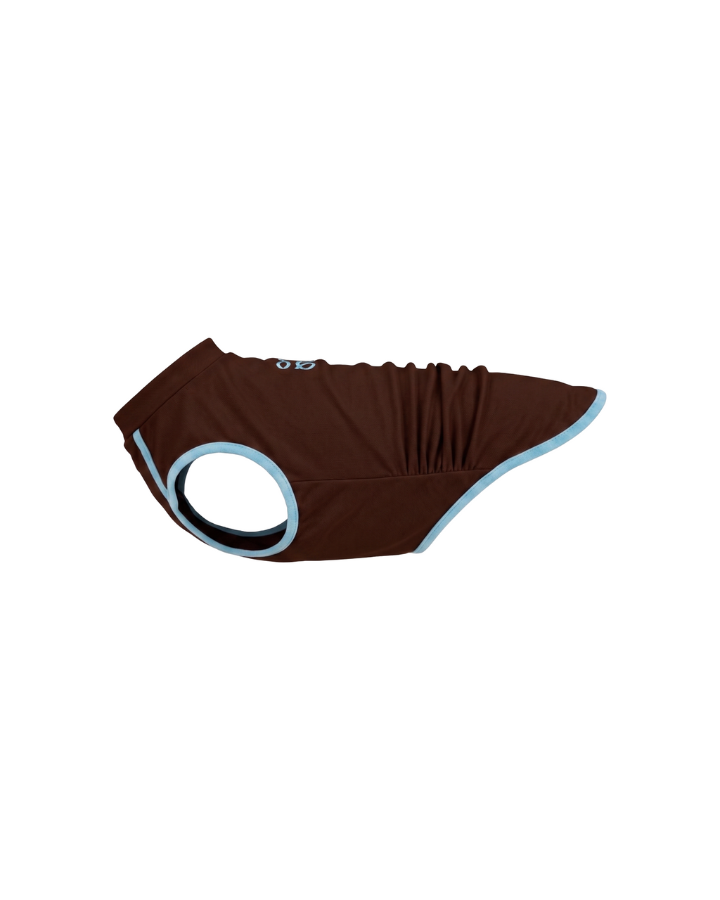 Sunblock Cooling Tee -- Brown/Blue