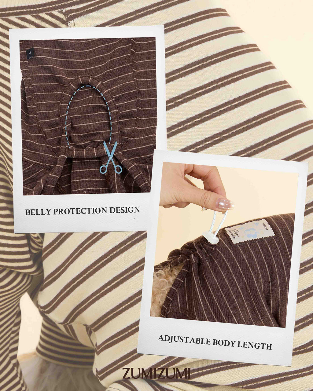 Onesie -- Yellow/Brown