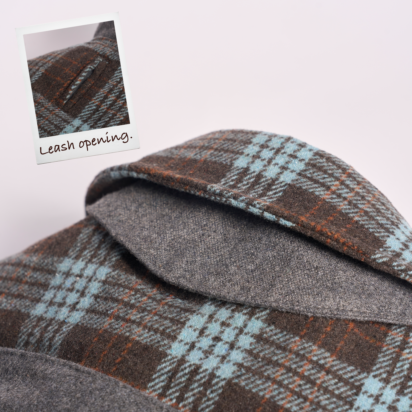 Sherlock Warm Plaid Jacket --Blue/Grey