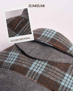 Detective Cape Jacket -- Blue/Grey