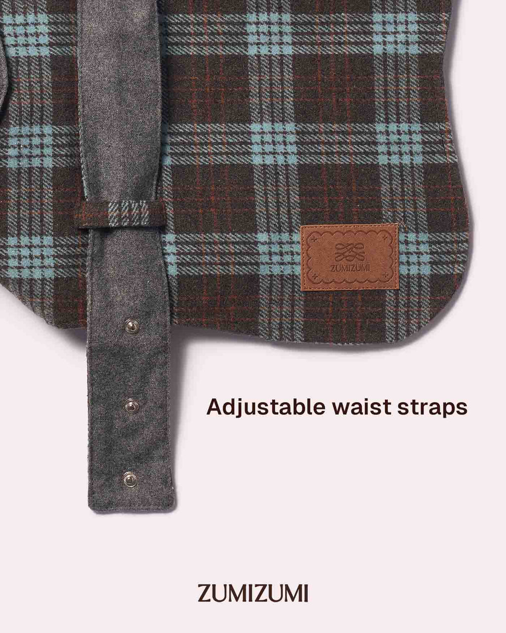 Detective Cape Jacket -- Blue/Grey