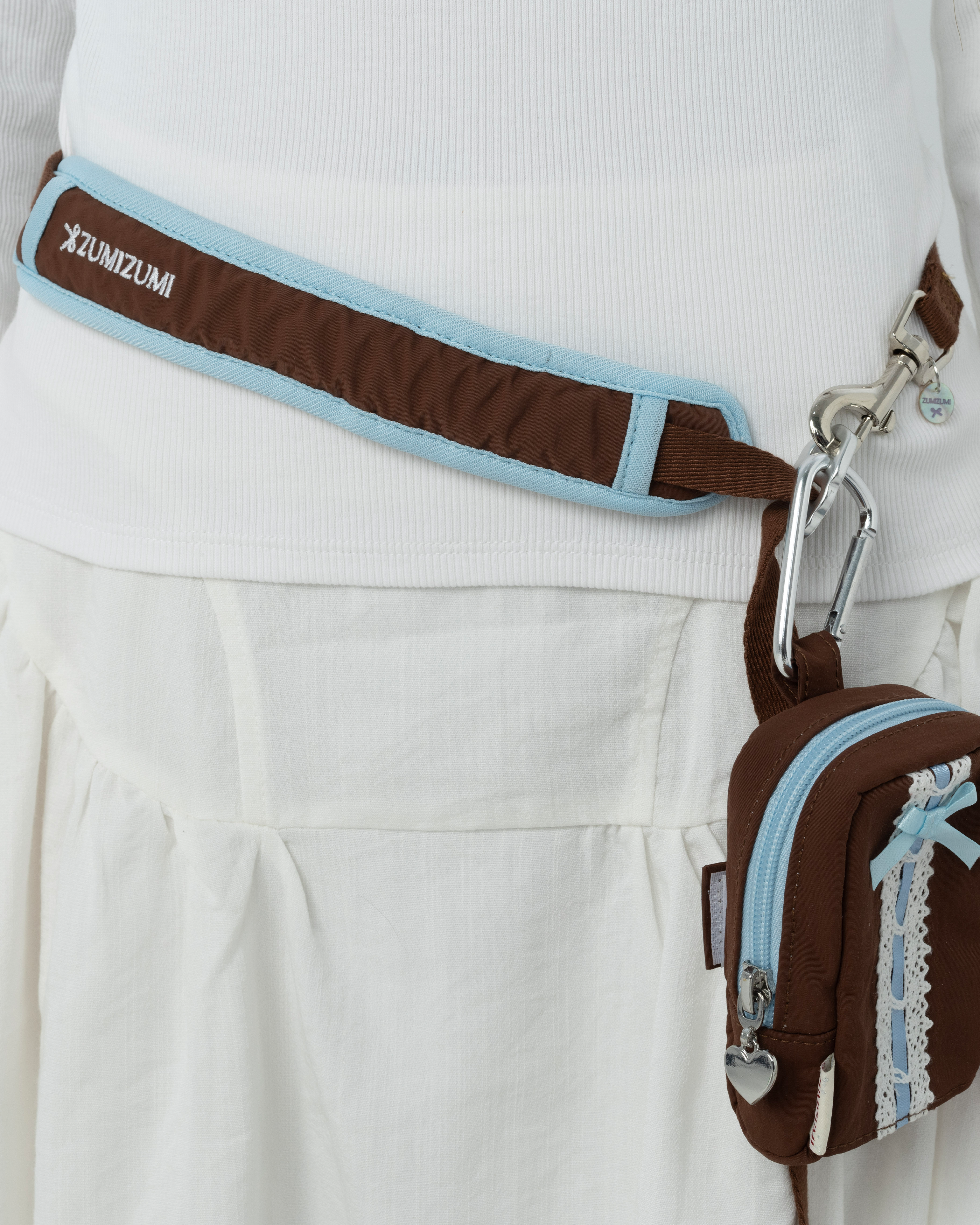 Laisse multifonctionnelle Chelsea Everyday -- Marron et bleu