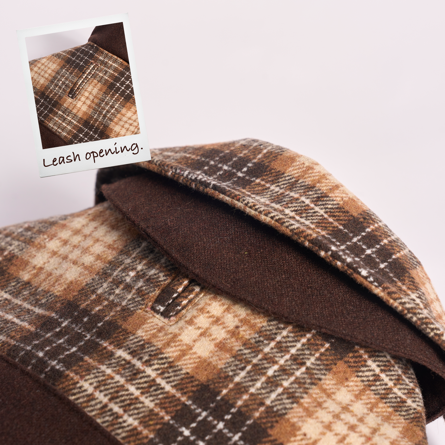 Sherlock Warm Plaid Jacket --Brown/Beige