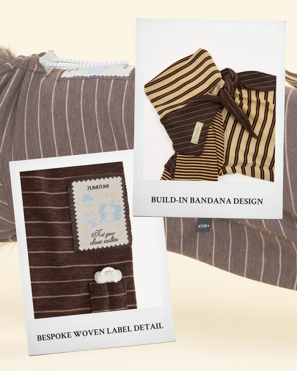 Onesie -- Brown/Yellow