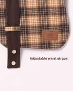 Detective Cape Jacket -- Brown/Beige
