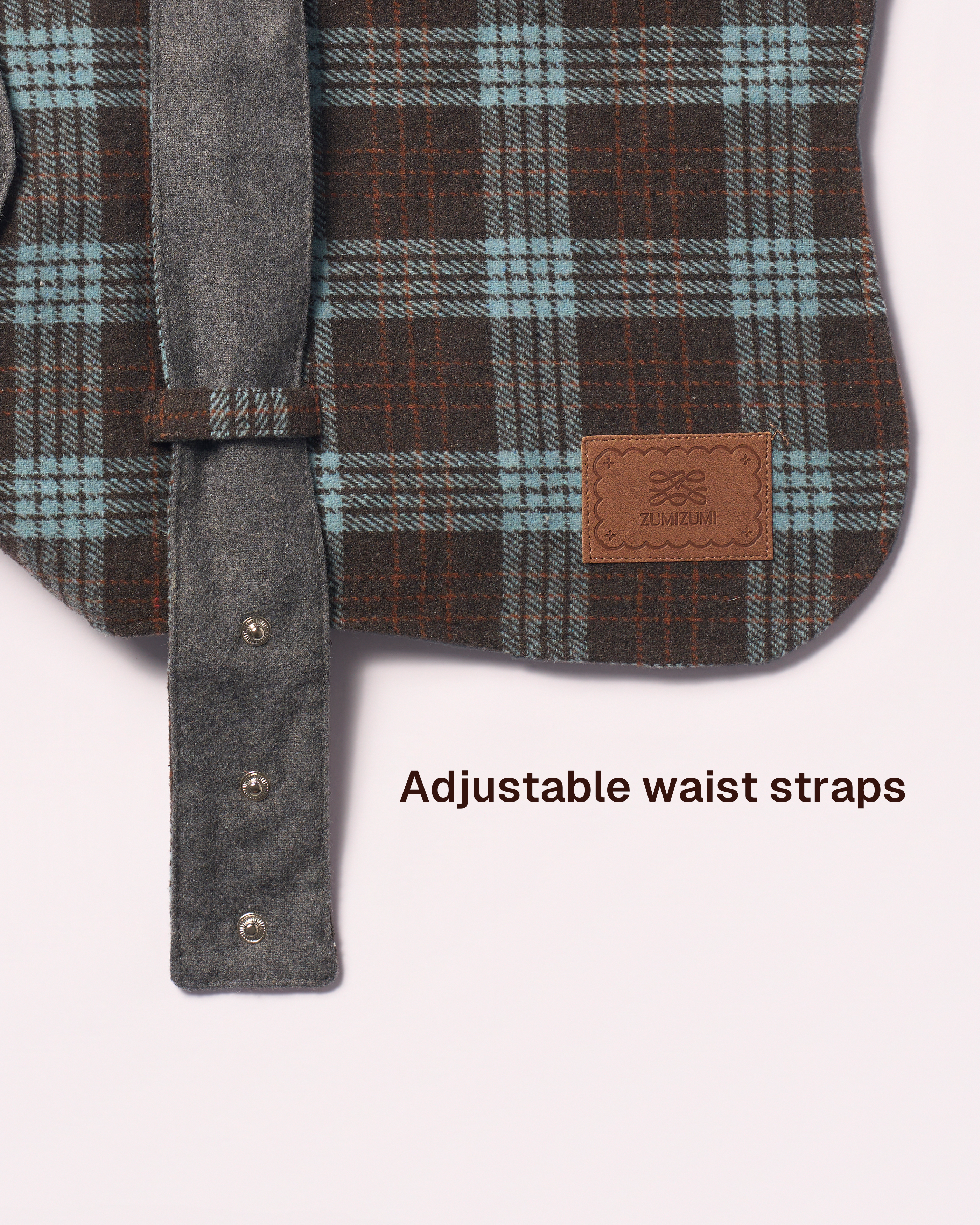 Detective Cape Jacket -- Blue/Grey
