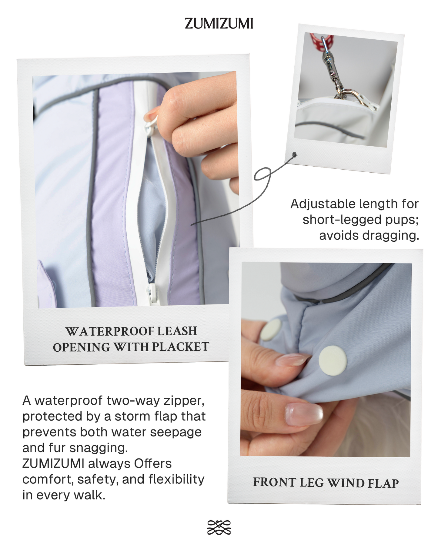 Heath Waterproof Shell Jacket -- Blue/Purple