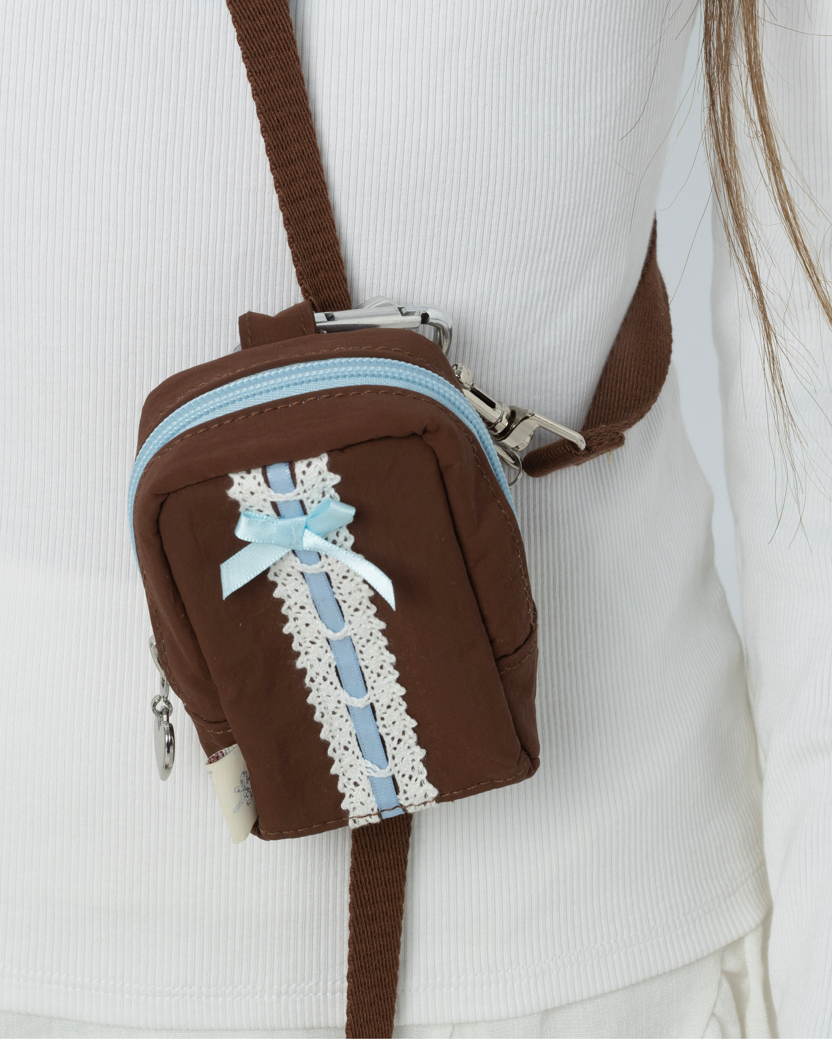 Pochette de voyage Chelsea Dispensers -- Marron et bleu