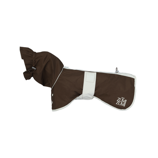 Heath Waterproof Shell Jacket -- Brown & White